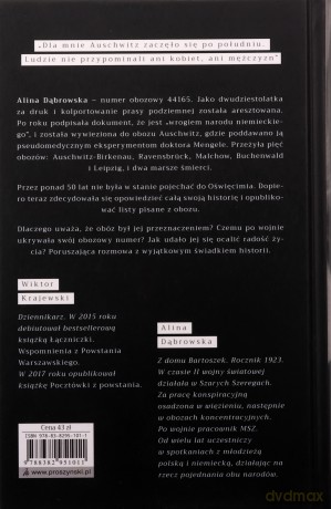 Wiem, jak wygląda piekło. Alina Dąbrowska w rozmowie z Wiktorem Krajewskim [KSIĄŻKA]