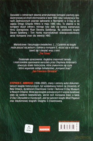 Kompania Braci Od Normandii Do Orlego Gniazda Hitlera - Stephen E. Ambrose [KSIĄŻKA]
