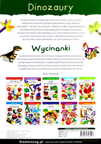 Wycinanki - Dinozaury - Ludwik Cichy [KSIĄŻKA]
