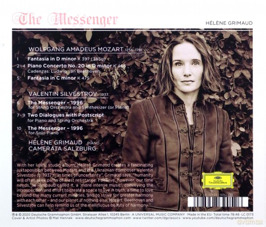 Helene Grimaud: The Messenger [CD]