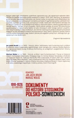 Dokumnety do historii stosunków polsko-sowieckich Część 2 1921-1926 [KSIĄŻKA]