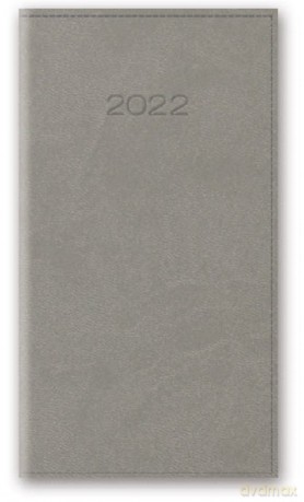 Kalendarz 2022 11T A6 kieszonkowy szary vivella [KALENDARZ]