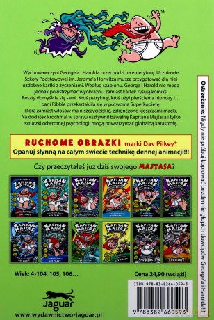 Kapitan Majtas i szał Strasznej Superkobiety - Dav Pilkey [KSIĄŻKA]