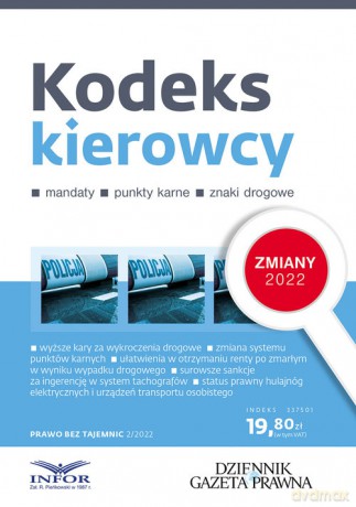 Kodeks kierowcy Zmiany 2022 - Eliza Jamborska [KSIĄŻKA]