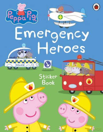 Peppa Pig: Emergency Heroes Sticker Book [KSIĄŻKA]