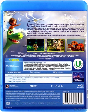Dobry dinozaur (Disney) [Blu-Ray]