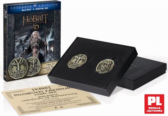 Hobbit: Bitwa Pięciu Armii [Blu-Ray 3D]+[Blu-Ray]