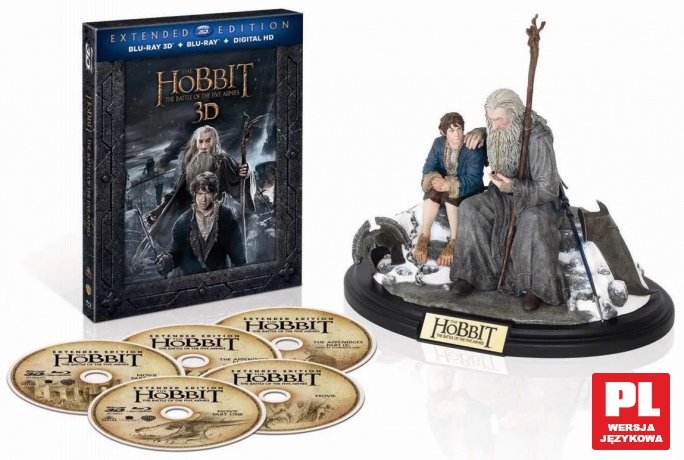 Hobbit: Bitwa Pięciu Armii [Blu-Ray 3D]+[Blu-Ray]