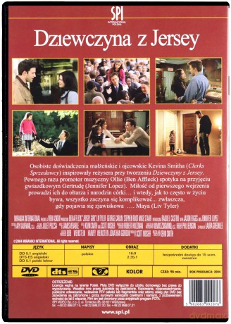Dziewczyna z Jersey [DVD]