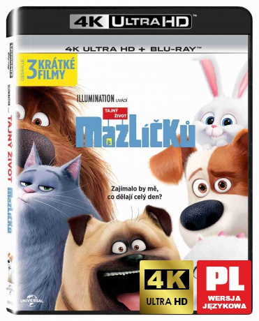 Sekretne życie zwierzaków domowych [Blu-Ray 4K]+[Blu-Ray]