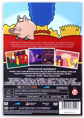 Simpsonowie: Wersja kinowa [DVD]