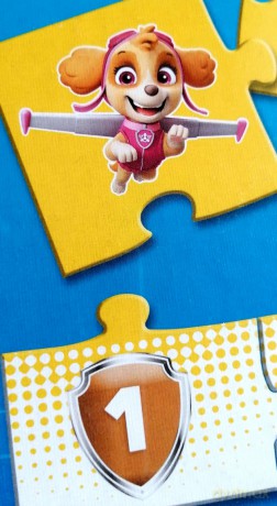 TREFL 20 el. Edukacyjne Cyferki Psi Patrol [PUZZLE]