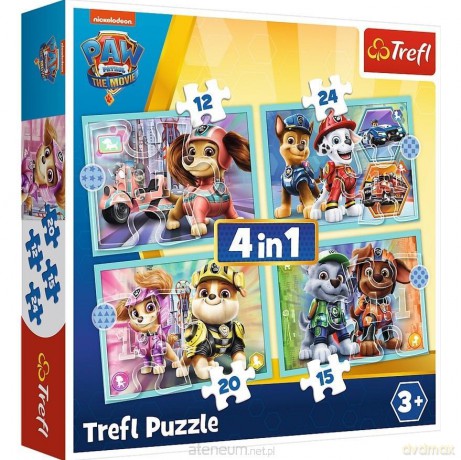 TREFL 4w1 Wesołe pieski Psi Patrol [PUZZLE]