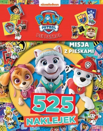 Psi Patrol 525 naklejek Misja [KSIĄŻKA]