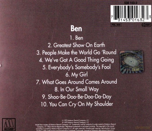 Michael Jackson: Ben [CD]