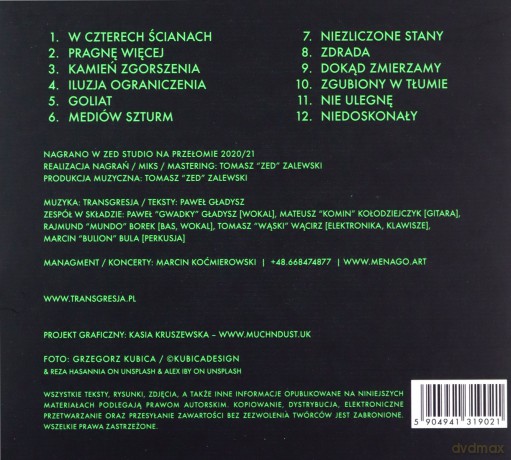 Transgresja: Goliat [CD]