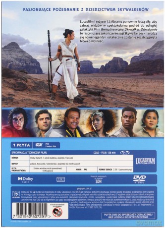 Gwiezdne Wojny epizod 9: Skywalker. Odrodzenie (Star Wars) [DVD]