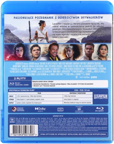 Gwiezdne Wojny epizod 9: Skywalker. Odrodzenie [2xBlu-Ray]