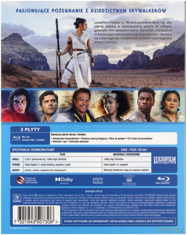 Gwiezdne Wojny epizod 9: Skywalker. Odrodzenie [2xBlu-Ray]