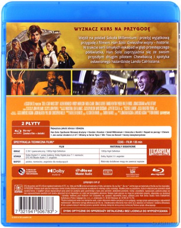 Han Solo: Gwiezdne wojny - historie (Star Wars) [2xBlu-Ray]