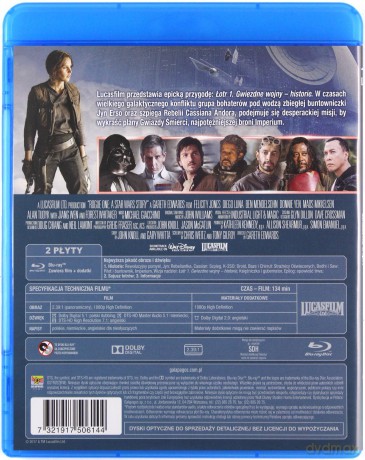 Łotr 1. Gwiezdne wojny - historie (Star Wars) [2xBlu-Ray]