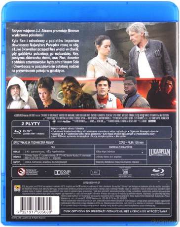 Gwiezdne Wojny: Epizod VII Przebudzenie Mocy [2xBlu-Ray]