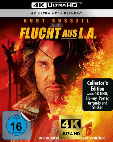 Escape from L.A. (Ucieczka z Los Angeles) [Blu-Ray 4K]+[Blu-Ray]