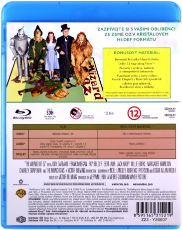 Czarnoksiężnik z Oz [Blu-Ray]