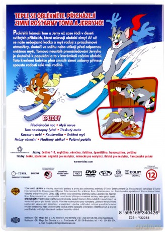 Tom i Jerry Psikusy na śniegu [DVD]