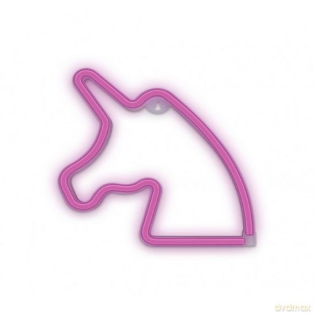Neon LED JEDNOROŻEC różowy Bat + USB FLNEO1 Forever Light