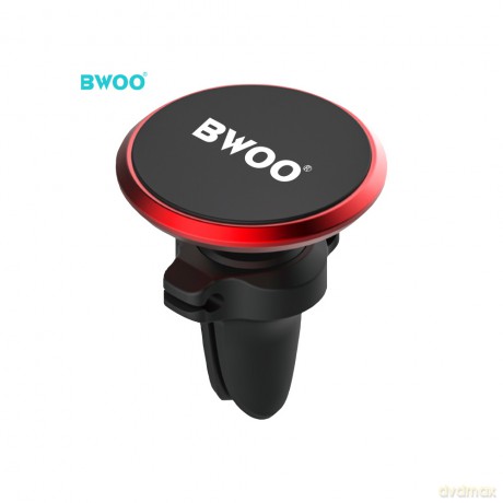 BWOO uchwyt samochodowy ZJ67 magnetyczny z klipsem na kabel czerwony do kratki