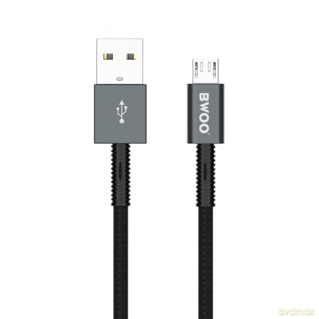BWOO kabel X211V USB - microUSB 1,0m 2,4A czarny