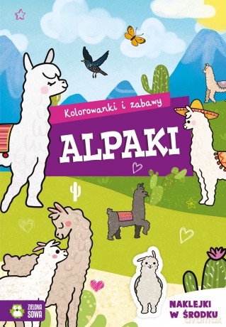 Alpaki. Kolorowanki i zabawy [KSIĄŻKA]