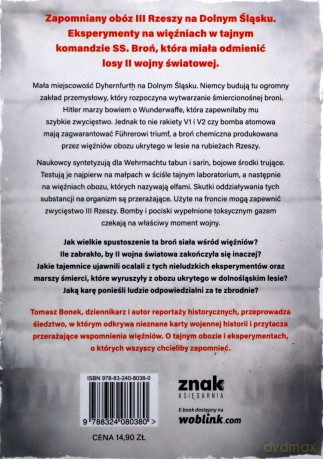 Chemia śmierci. Zbrodnie w najtajniejszym obozie III Rzeszy (pocket) - Tomasz Bonek [KSIĄŻKA]