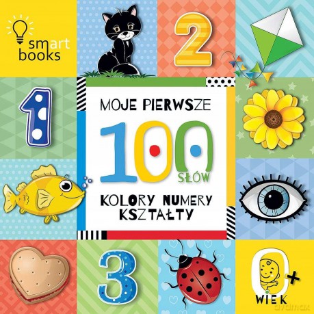 Moje pierwsze 100 słów. Kolory, numery, kształty. 0+ [KSIĄŻKA]