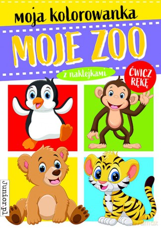 Moje ZOO. Moja kolorowanka [KSIĄŻKA]