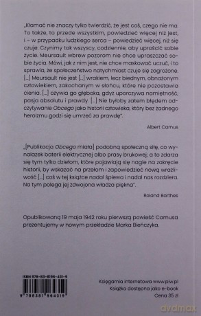 Obcy - Albert Camus [KSIĄŻKA]