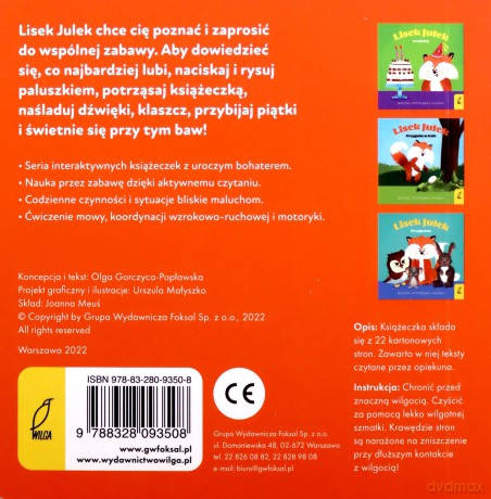 Poznajmy się. Lisek Julek - Olga Gorczyca-Popławska [KSIĄŻKA]