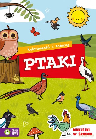 Ptaki. Kolorowanki i zabawy [KSIĄŻKA]