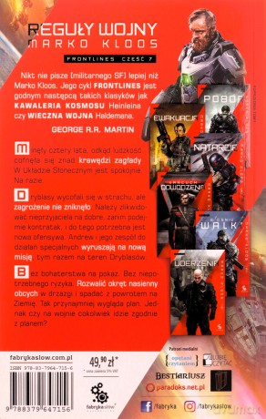 Reguły wojny. Frontlines (Tom 7) - Marko Kloos [KSIĄŻKA]