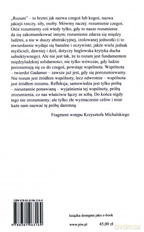 Rozum, słowo, dzieje. Szkice wybrane - Hans-Georg Gadamer [KSIĄŻKA]