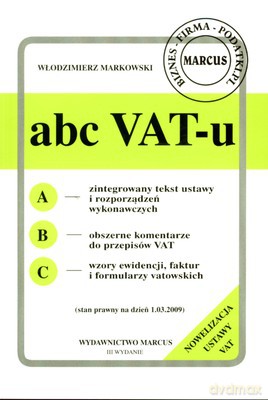 Abc Vat-U 1.03.2009 - Włodzimierz Markowski [KSIĄŻKA]