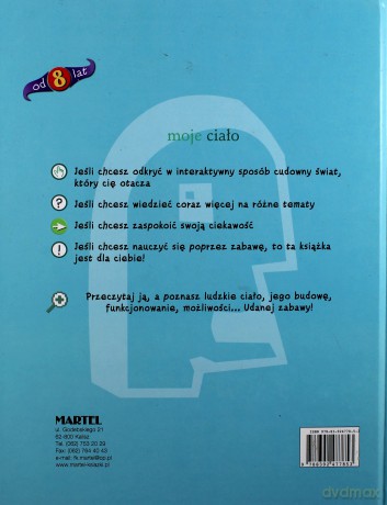 Nauka I Zabawa Moje Ciało (twarda) [KSIĄŻKA]