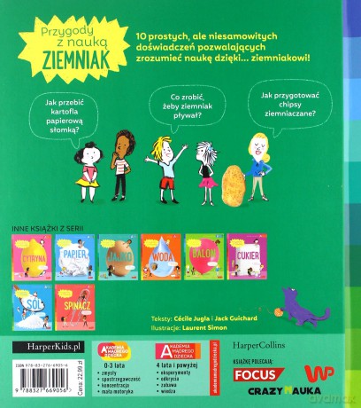 Ziemniak. Akademia mądrego dziecka. Przygody z nauką - Cecile Jugla, Jack Guichard [KSIĄŻKA]