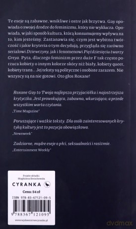 Zła feministka - Roxane Gay [KSIĄŻKA]