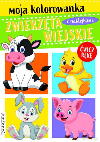 Zwierzęta wiejskie. Moja kolorowanka [KSIĄŻKA]