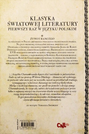 Żywot Rancégo - François-René de Chateaubriand [KSIĄŻKA]