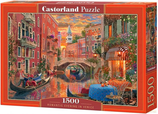 CASTORLAND 1500 el. Romantyczny wieczór w Wenecji [PUZZLE]
