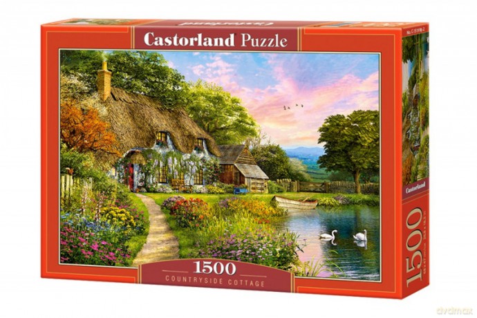 CASTORLAND 1500 el. Wiejska chatka nad jeziorem [PUZZLE]