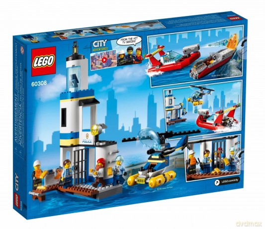 LEGO City Akcja nadmorskiej policji i strażaków (60308) [KLOCKI]